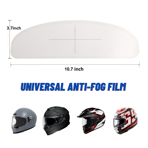 Universal Pinlock Anit-Fog Len Motorcycle Helmet Shields Anti Fog Film  Clear Helmet Visor Sticker : : Car & Motorbike