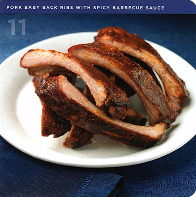 Pork Baby Back Ribs with Spicy Barbeque Sauce from Cooking with the Blues by Sharon O'Connor