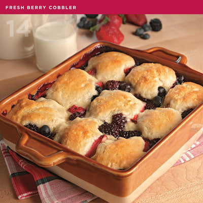 Fresh Berry Cobbler from Rock & Roll Comfort Cooking by Sharon O'Connor
