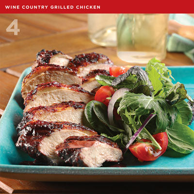 Wine Country Grilled Chicken from Grill to Thrill by Sharon O'Connor
