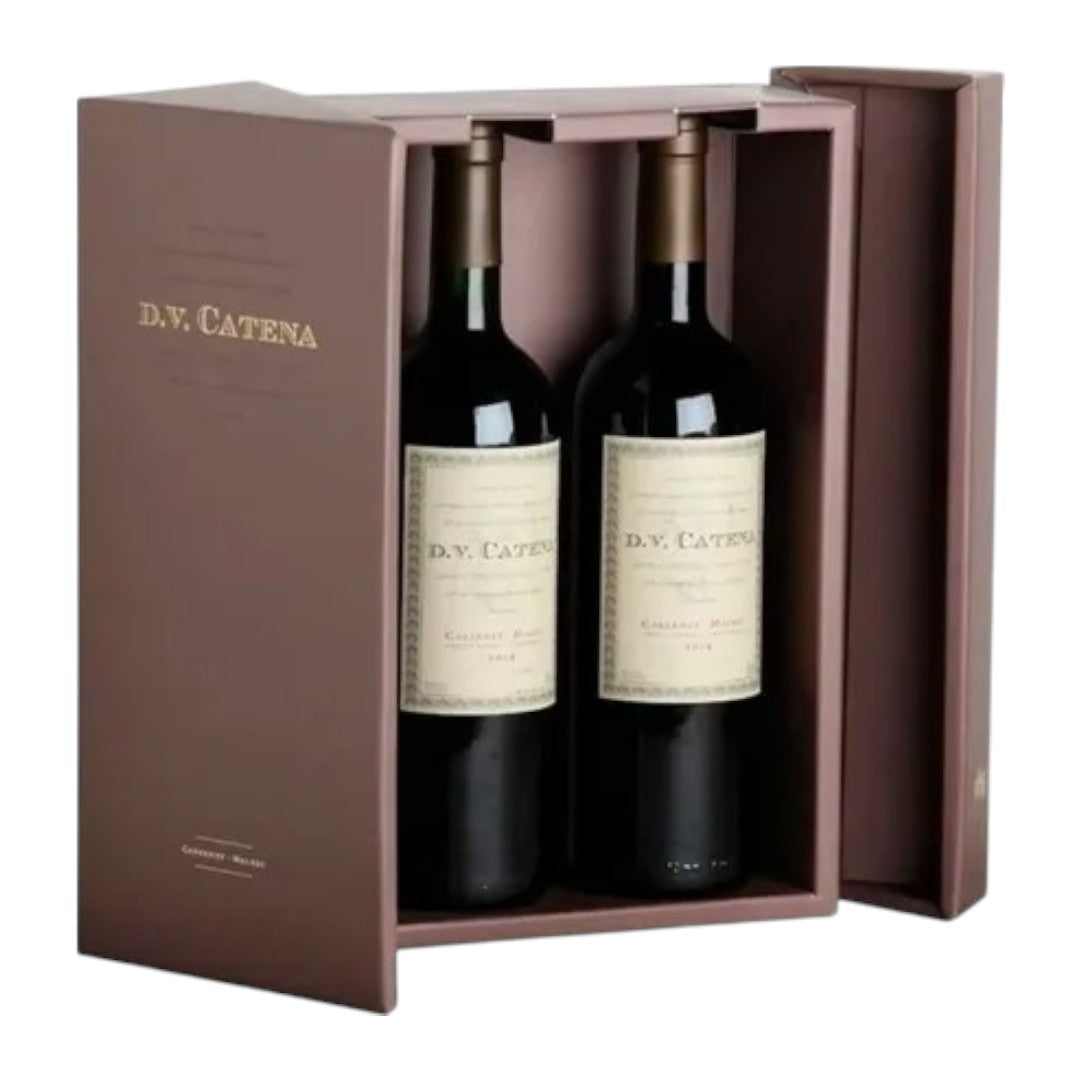 Kit 2 D.V Catena Cabernet - Malbec 2021 Com Estojo Especial 1