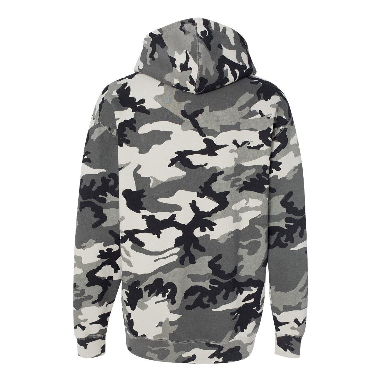 BRJ CROSBY // BLK WHITE CAMO Heavyweight Hoodie