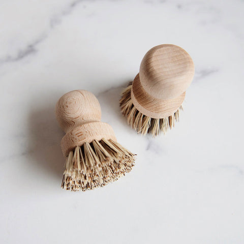 Seconds 10% off*– Carved dish brush holder with double base