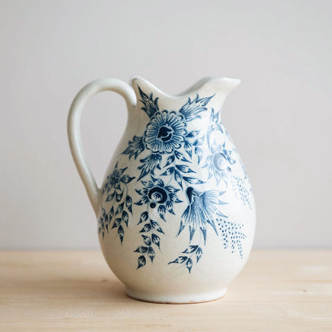 Hand-painted Artisan Pitcher