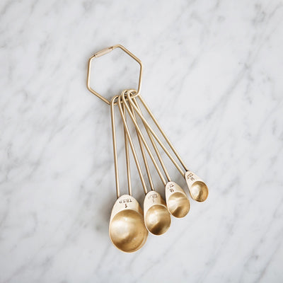 Copper-Brass: Measuring Spoons for the Stylish Kitchen – The Punctilious  Mr. P's Place Card Co.