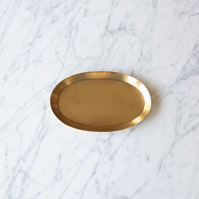 BRASS 2WAY FLAT TRAY - SOLID