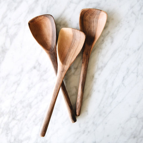 Dish Towels and Olive Wood Spoon Gift