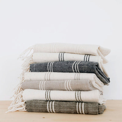 Shop Ziggy Stripe Turkish Towels Handmade