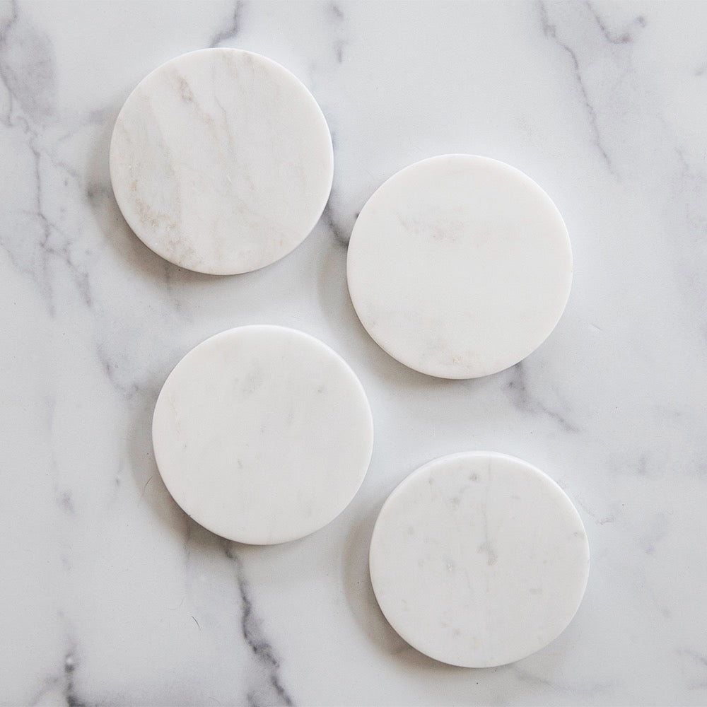 Marble Coasters - Set of four