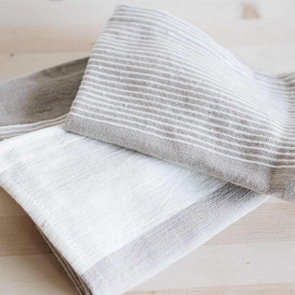 taupe tea towels