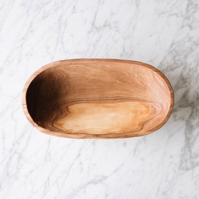 Connected Goods Wild Olive Wood Heart Serving Plates