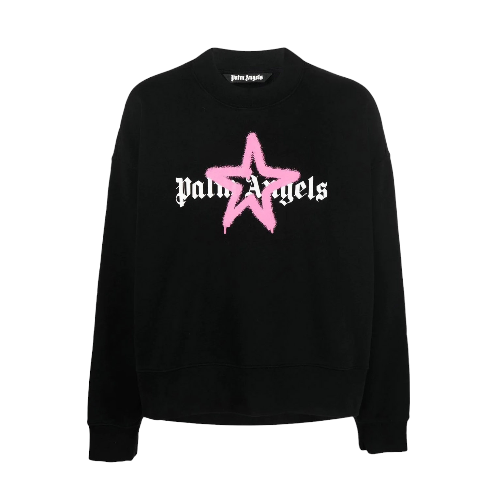 Palm Angels Star Sprayed Hoodie 'Black Yellow' – The Gallery Boutique