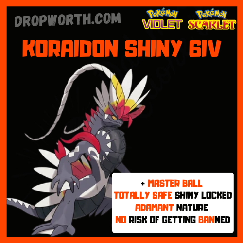 KORAIDON SHINY 6IV + MASTERBALL – DropWorth