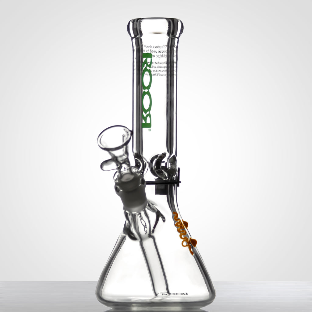 10 inch 40x7 Small Beaker Bong – Quantum Scientific Glass