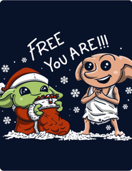 Camiseta Yoda - Free you are