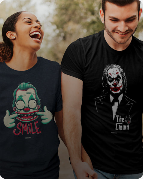 comprar camiseta batman - Forced smile y The Clown