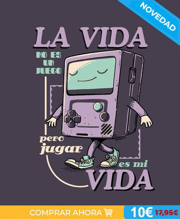 Camiseta jugar es mi vida