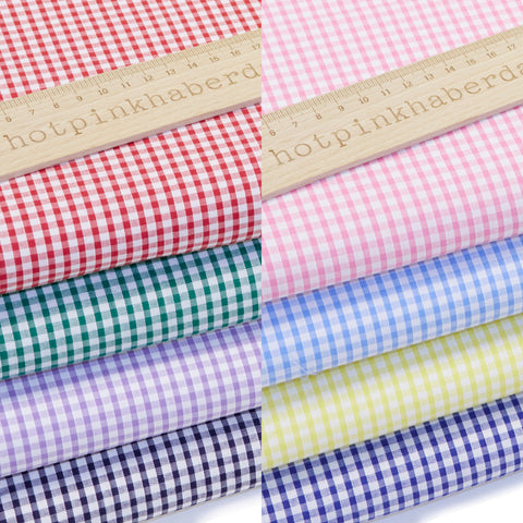 1/8" gingham fabric