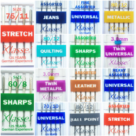 Klassé sewing machine needles