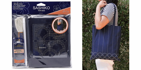 Sashiko tote kit best craft ideas to take on holiday