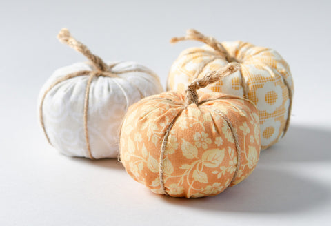 how to make fabric pumpkins