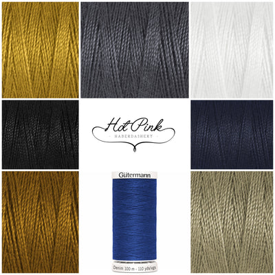 100m Gutermann Natural Cotton Thread - Choice of 157 Colours