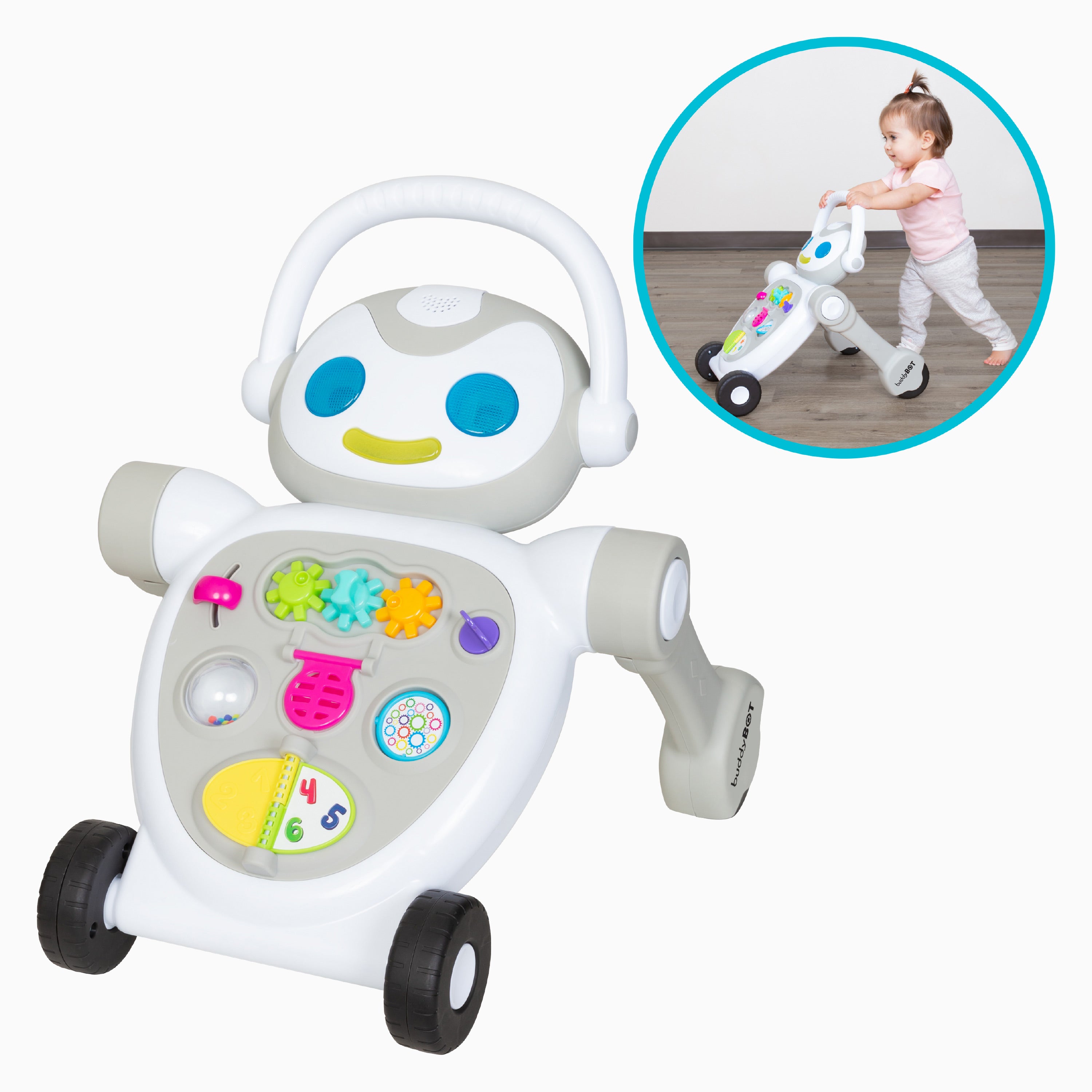 Buddy Bot™ 2-in-1 Push Walker
