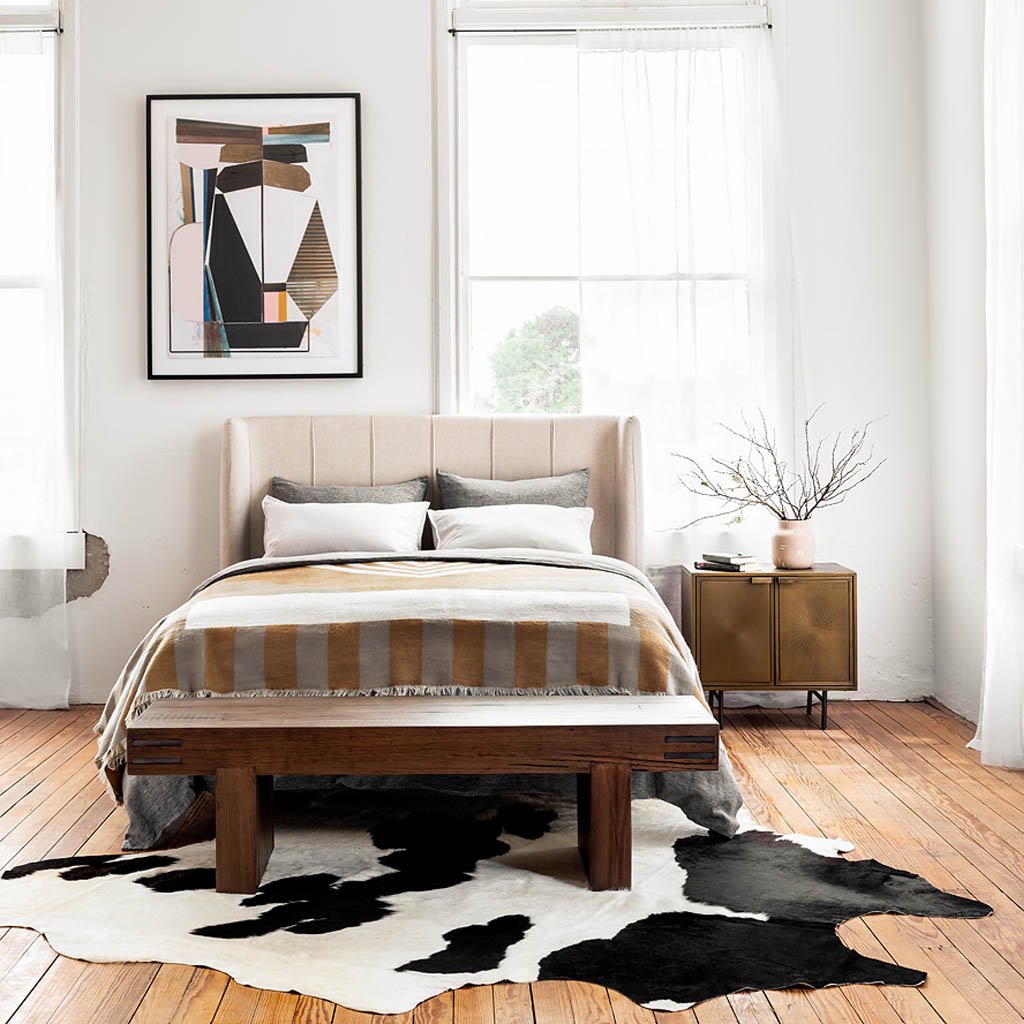 Black And White Cowhide Rug