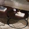 Catalina Nesting Coffee Table Top View Staged Image