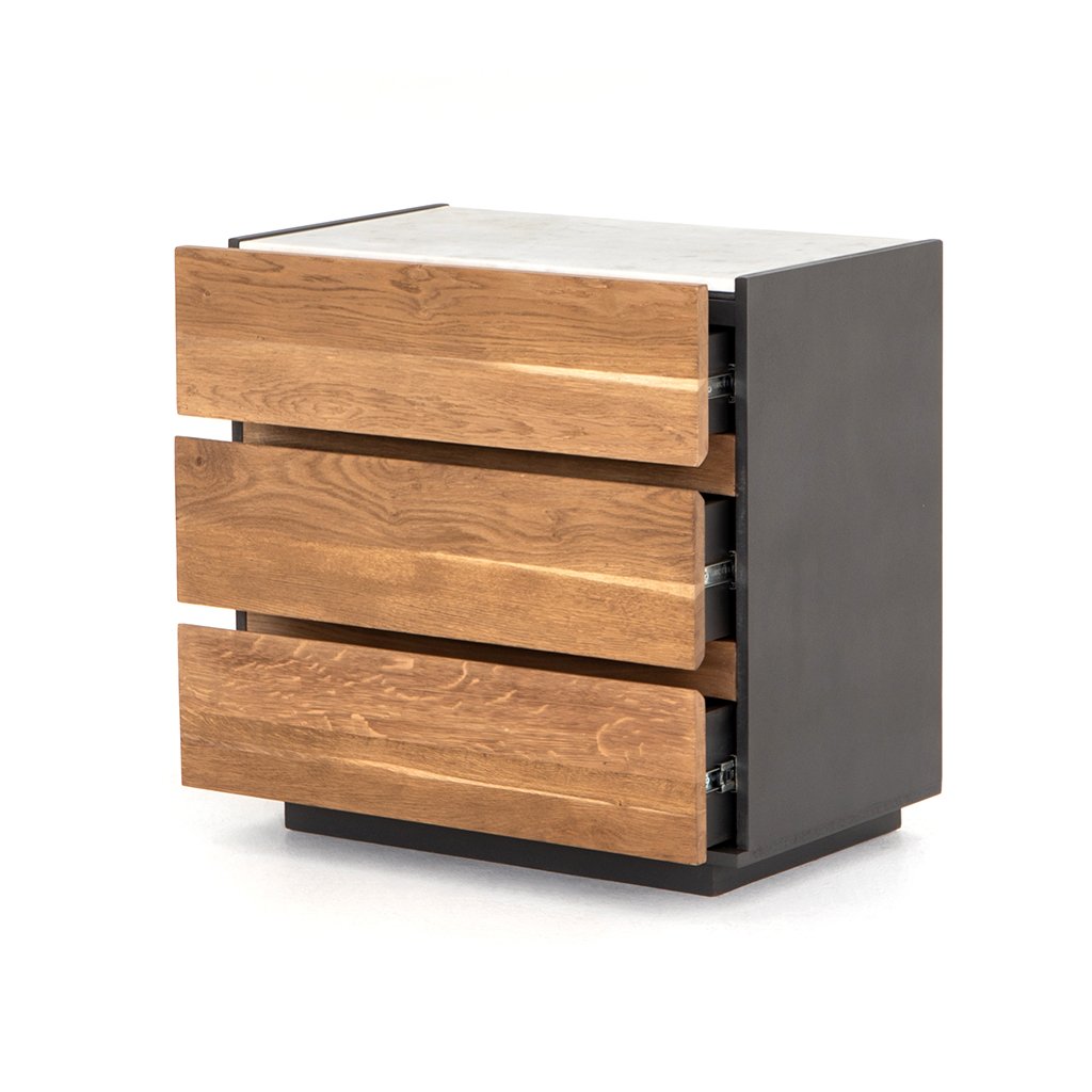 Holland 3 Drawer Modern Small Dresser