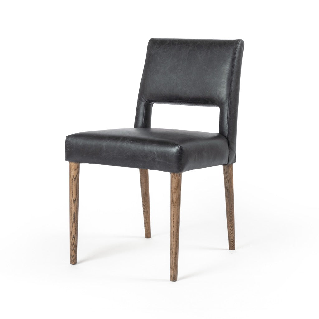 halo mimi leather dining chair