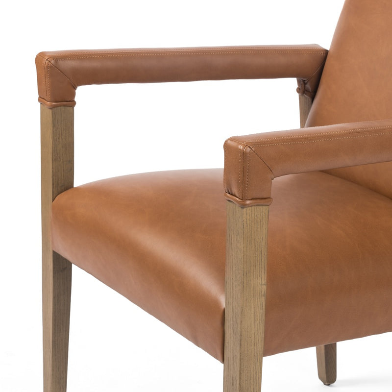 Reuben Dining Chair Sierra Butterscotch Four Hands Artesanos Design Collection 0054