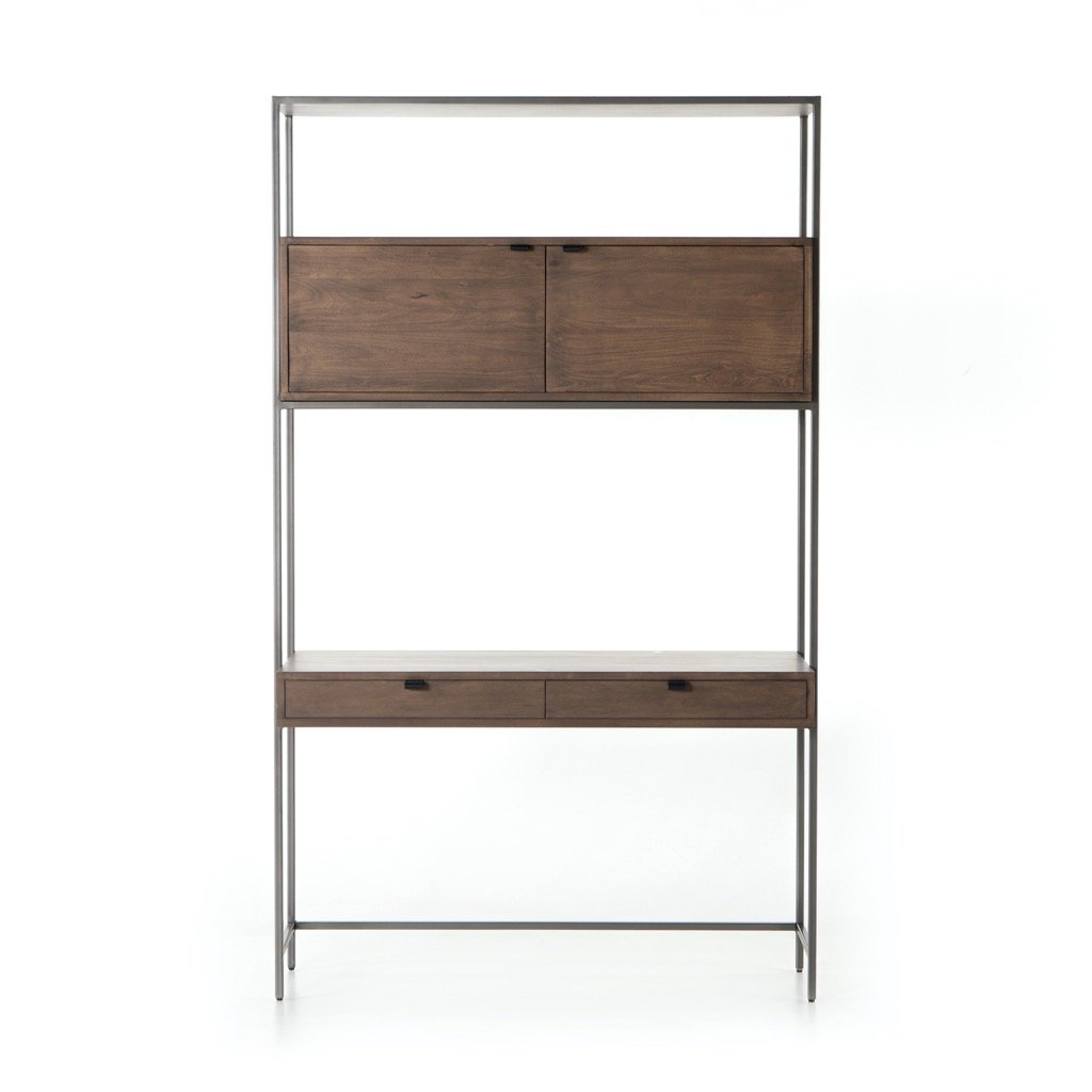 Trey Modular Wall Desk - Auburn Poplar