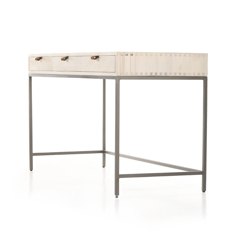 Four Hands Trey Modular Writing Desk right angled view