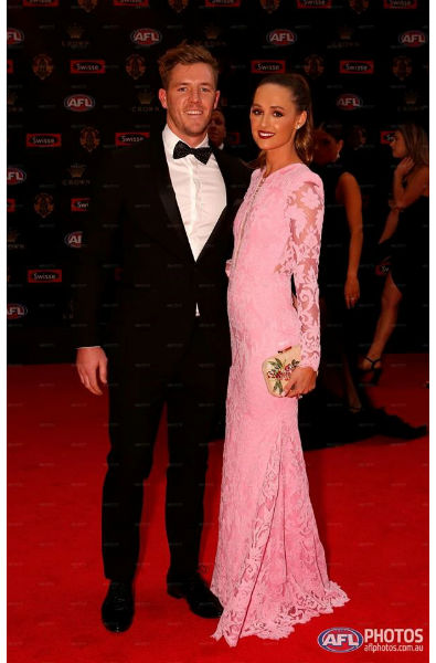 Kate Lawrence wears Olga Berg Clutch