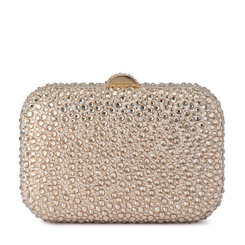 champagne gold clutch bag