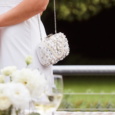 Pearly Minimalist: Simple Yet Classy Clutch Purse