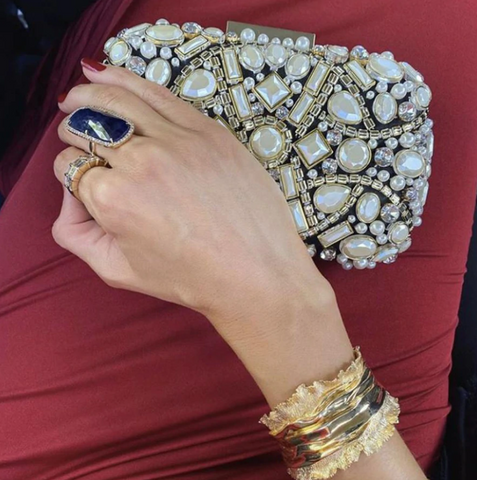 delilah jewelled clutch