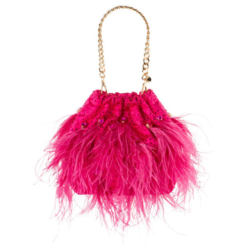 livvy feather pouch