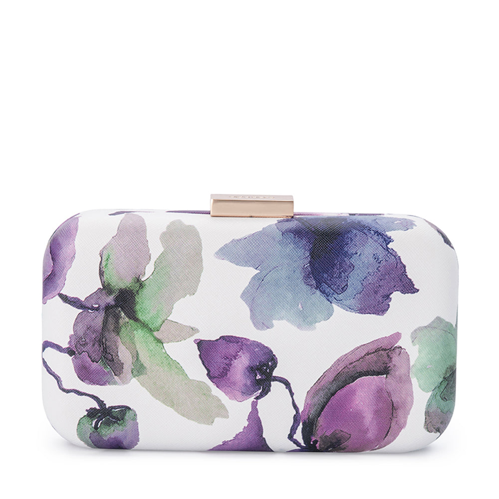 floral clutch bag