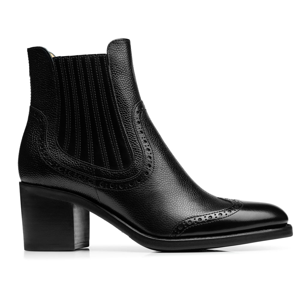 wingtip chelsea boots womens