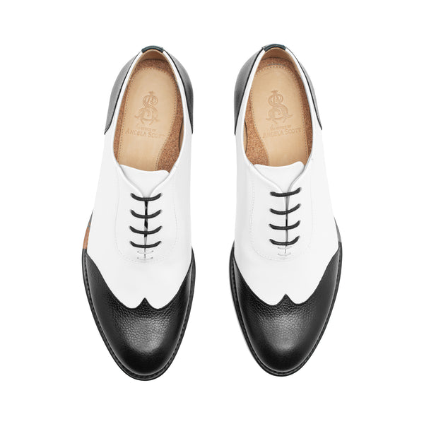 black and white wingtip shoes womens