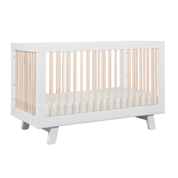 white and natural cot