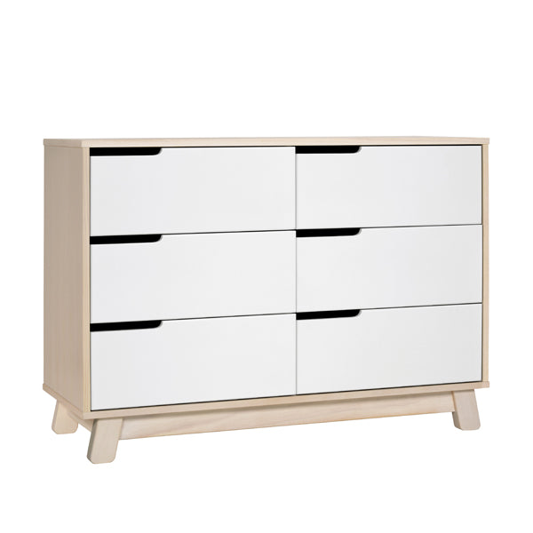 Babyletto Hudson Dresser 6 Drawer Washed Natural White