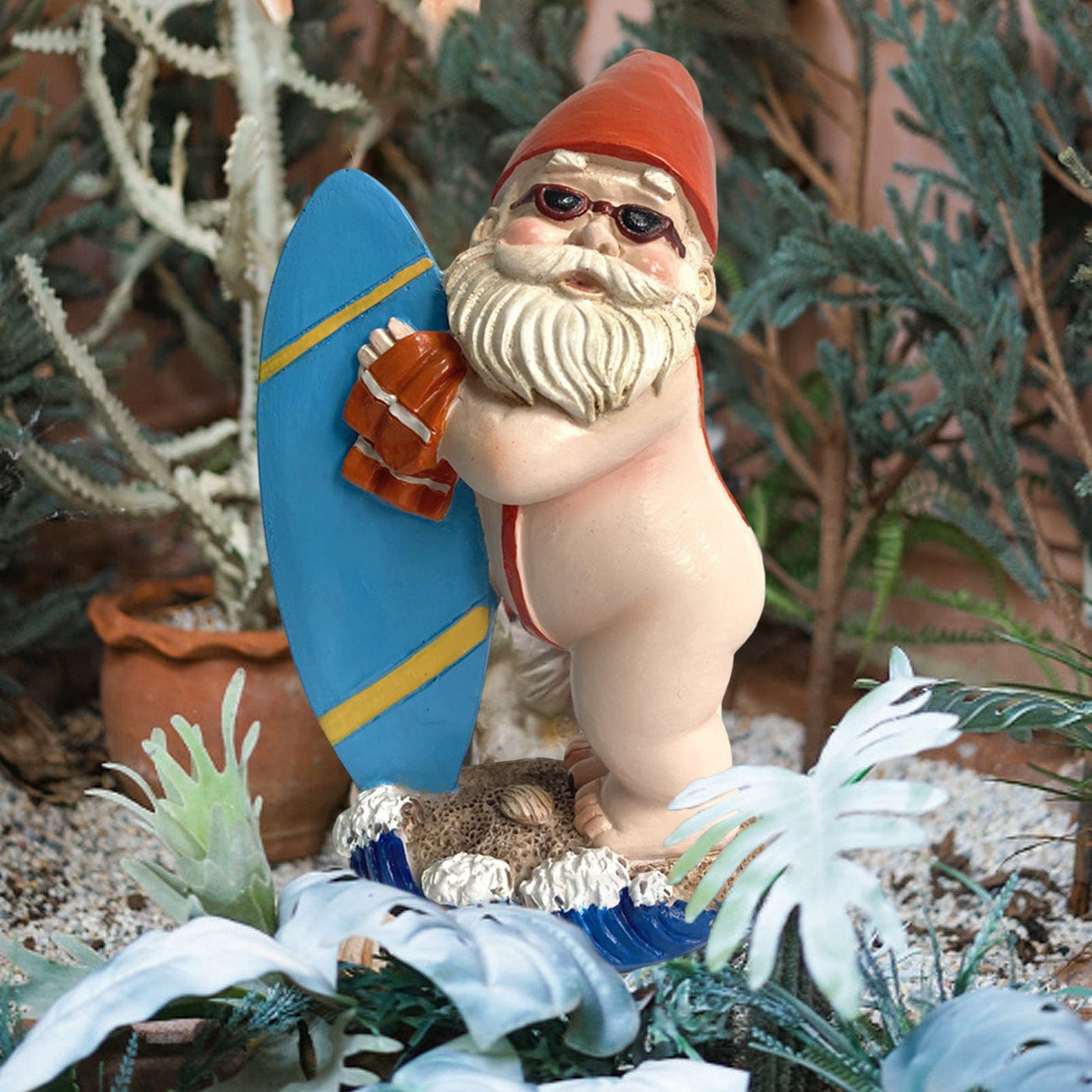 Figurine Nain de jardin Père Noël pour la décoration de Noël