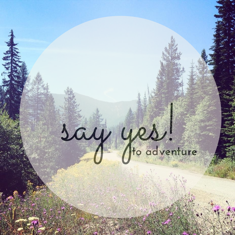 say yes to adventure!