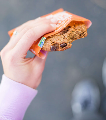 eating a Breakfast Cookie onthego