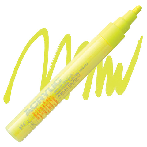 Muf Veel gevaarlijke situaties Misleidend MONTANA: 2mm Fine Nib Acrylic Paint Marker (Fluorescent Flash Yellow ) –  Doodlebugs