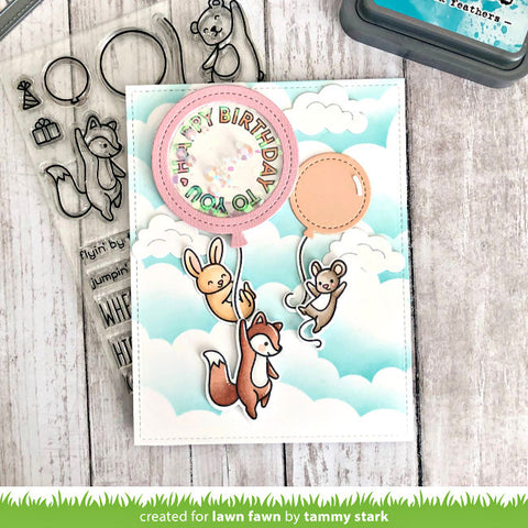 LAWN FAWN: Cloudy | Stencil – Doodlebugs