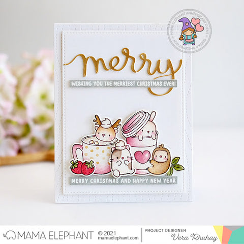 MAMA ELEPHANT: Snowy Tree | Creative Cuts – Doodlebugs